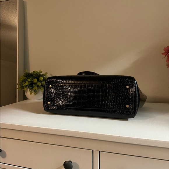 Kate Spade Elissa Bristol Large Black Croc Tote Bag - Like New with No Flaws! ♠️ - Picture 6 of 12